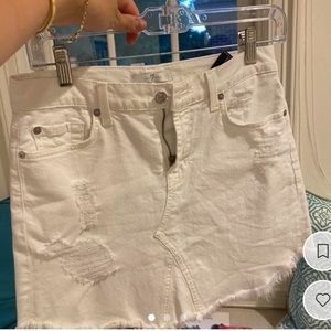 7 for all mankind Jean skirt